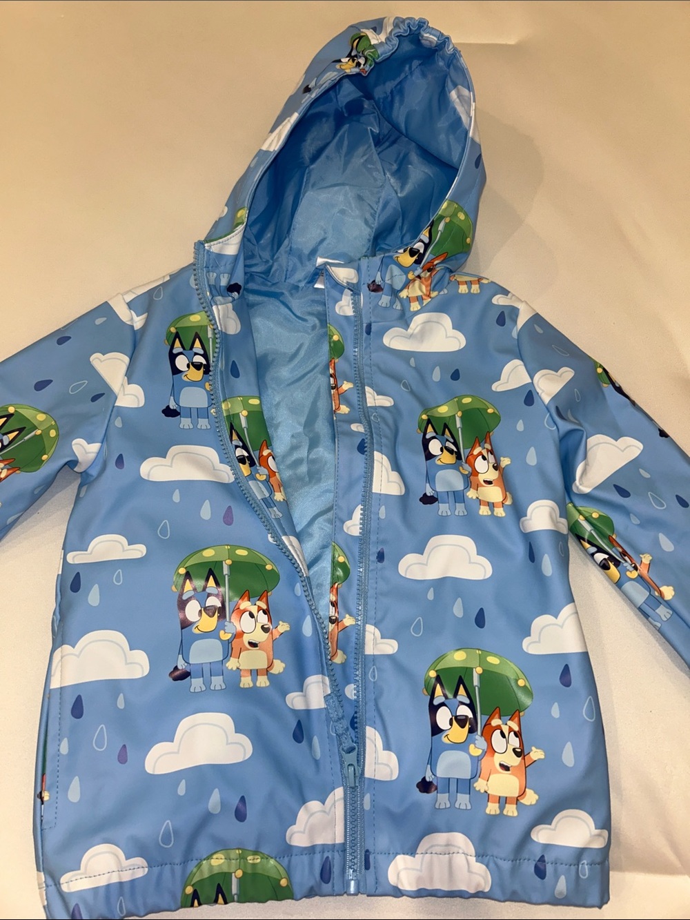 Kids' Bluey and Bingo Raincoat